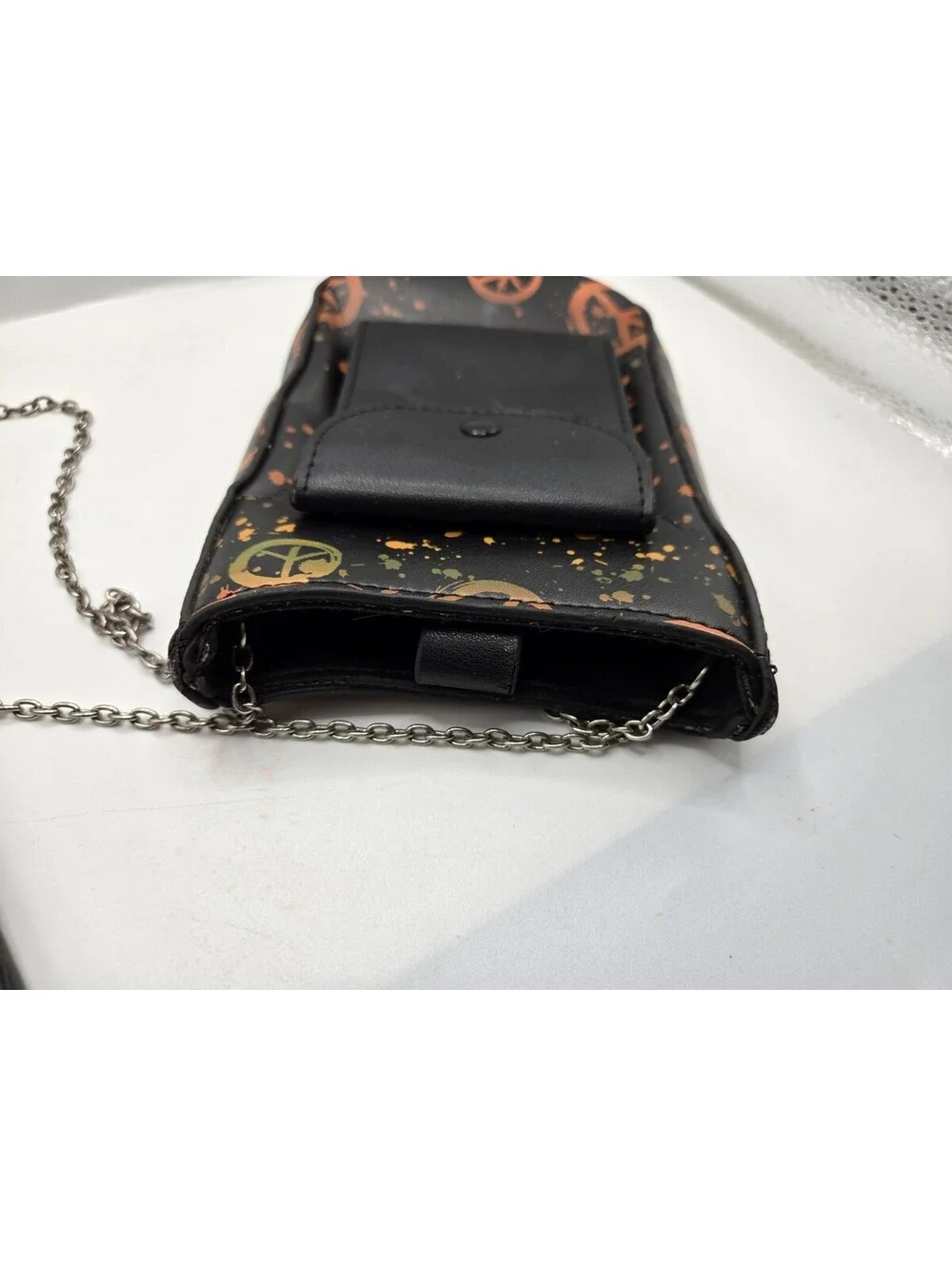 NOBO No Boundaries Women’s Phone Crossbody Bag / Black -Multicolor - silver